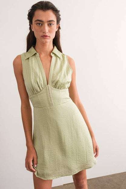 Papermoon Leah Sleeveless Corset Mini Dress